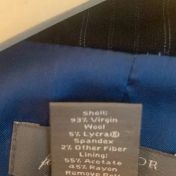 Ann Taylor Blazer Ann Taylor Virgin WOOL Pinstripe Blazer with Stretch Size 6P - Picture 8 of 10